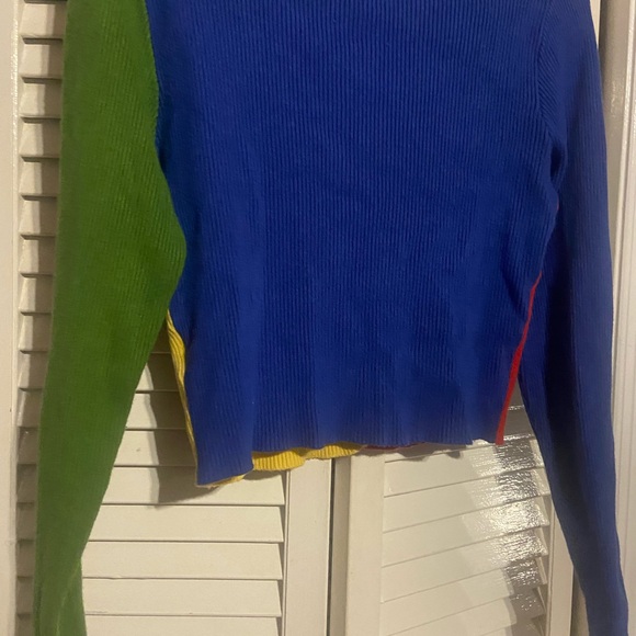 Akira/paxton Color Block Cropped Cardigan size medium - Picture 13 of 13